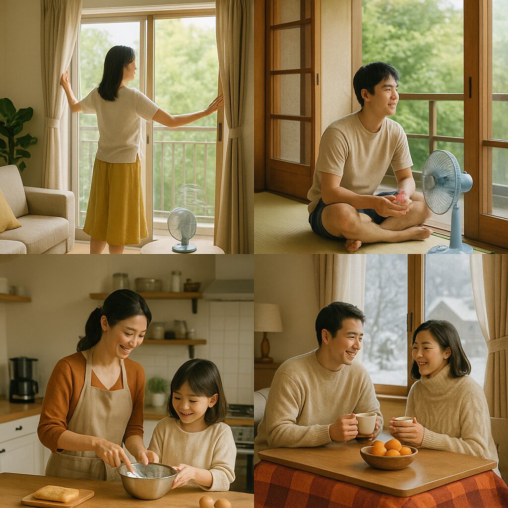 季節ごとの快適賃貸ライフ｜夏の暑さ・冬の寒さを乗り切る工夫